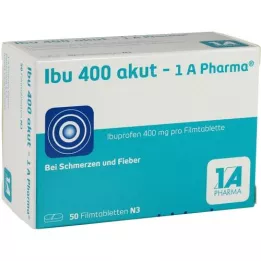 IBU 400 AKUT-1A PHARMA tablete prekrivene filmskim tabletama, 50 sati