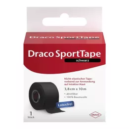 DRACO TAPEVERBAND 3,8 cmx10 m crna, 1 kom