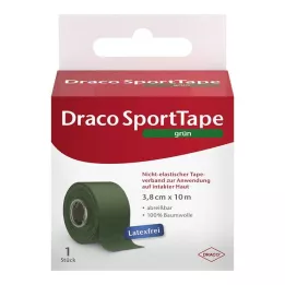 DRACO TAPEVERBAND 3,8 cmx10 m zelena, 1 kom