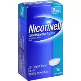 NICOTINELL SICKING TABLETA 1 mg metvice, 36 ST