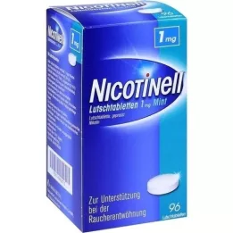 NICOTINELL SICKING TABLETA 1 mg metvice, 96 ST