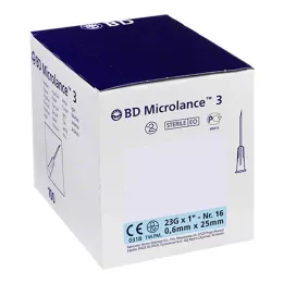 BD MICROLANCE Kanila 23 G 1 0,6x25 mm, 100 kom