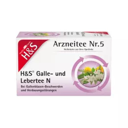 H&amp;S Čaj za žuč i jetru N filter vrećice, 20X2,0 g