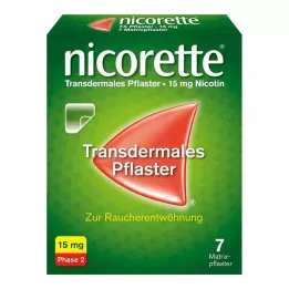 NICORETTE TX Flaster 15 mg, 7 kom