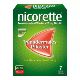 NICORETTE TX Flaster 25 mg, 7 kom