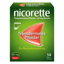 NICORETTE TX Flaster 25 mg, 14 kom