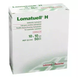 LOMATUELL H Mast tila 10x10 cm sterilna, 50 kom