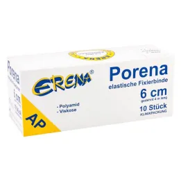 Porena elastični zavoj od gaze 6cm bez violončela bijeli, 10 kom