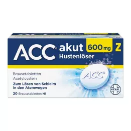 ACC akut 600 Z šumeće tablete za iskašljavanje protiv kašlja, 20 kom