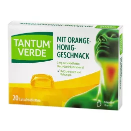 TANTUM VERDE 3 mg pastile s okusom naranče-meda, 20 kom