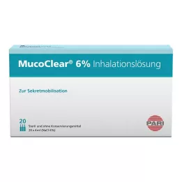 MUCOCLEAR 6% otopina NaCl za inhalaciju, 20X4 ml