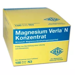 MAGNESIUM VERLA N koncentrat prašak za oralnu primjenu, 100 kom