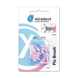 MIRADENT Interd.Pic-Brush zamjenski kist xx-fine pink, 12 kom