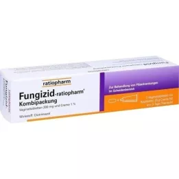 Fungicid-ratiopharm 3 vag.-tbl.+ 20g krema, 1 p