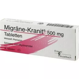 MIGRÄNE KRANIT 500 mg tableta, 10 sati