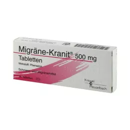 MIGRÄNE KRANIT 500 mg tablete, 10 kom