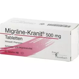 MIGRÄNE KRANIT 500 mg tableta, 50 sati