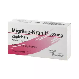 MIGRÄNE KRANIT 500 mg čepići, 10 kom