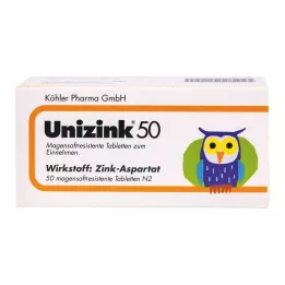 UNIZINK 50 gastrorezistentnih tableta, 50 kom
