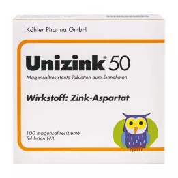 UNIZINK 50 gastrorezistentnih tableta, 100 kom