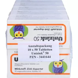 UNIZINK 50 gastrorezistentnih tableta, 10X50 kom