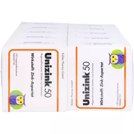 UNIZINK 50 gastrorezistentnih tableta, 10X100 kom