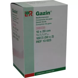GAZIN Gaza komp.10x20 cm sterilna 8-slojna, 50X2 kom