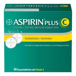 ASPIRIN plus C šumeće tablete, 40 kom