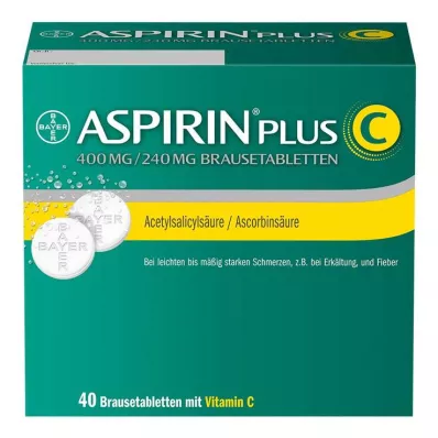 ASPIRIN plus C šumeće tablete, 40 kom ASPIRIN plus C šumeće tablete, 40 kom
