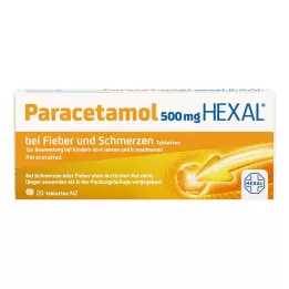 PARACETAMOL 500 mg HEXAL za temperaturu i bolove tablete 20 kom