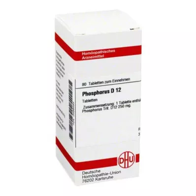 PHOSPHORUS D 12 tableta, 80 kom PHOSPHORUS D 12 tableta, 80 kom