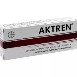 Aktren Plated tablets, 20 pcs