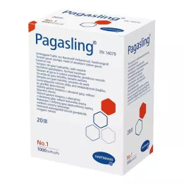 PAGASLING Tuferi od gaze nesterilni veličina 1 veličine lješnjaka, 1000 kom