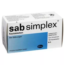SAB simplex tablete za žvakanje, 100 kom