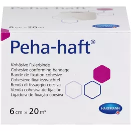 PEHA-HAFT fiksacijski zavoj bez lateksa 6 cmx20 m, 1 kom