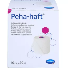 PEHA-HAFT fiksirajući zavoj bez lateksa 10 cmx20 m, 1 kom
