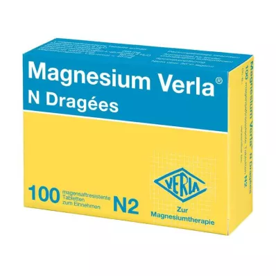MAGNESIUM VERLA N Dražeje, 100 kom MAGNESIUM VERLA N Dražeje, 100 kom