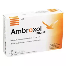 AMBROXOL Inhalacijska otopina za nebulizator, 50X2 ml
