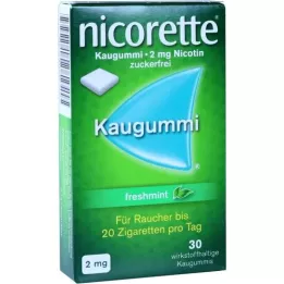 NICORETTE 2 mg žvakaća guma, 30 ST