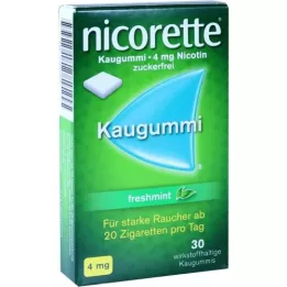 NICORETTE 4 mg žvakaća guma, 30 ST