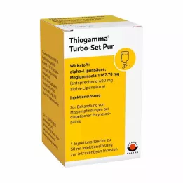 THIOGAMMA Turbo Set Pur bočice za injekcije, 50 ml