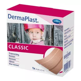 DERMAPLAST CLASSIC Flaster za rane 4 cmx5 m, 1 kom