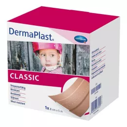 DERMAPLAST CLASSIC Flaster za rane 8 cmx5 m, 1 kom