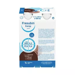 FRESUBIN ENERGY DRINK Boca za piće od čokolade, 4X200 ml