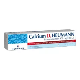 CALCIUM D3 Heumann šumeće tablete 600 mg/400 IU, 20 kom