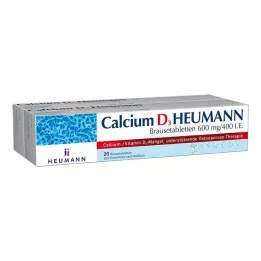 CALCIUM D3 Heumann šumeće tablete 600 mg/400 I.E., 40 kom