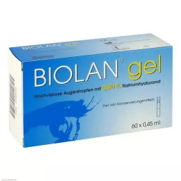 BIOLAN Gel kapi za oči, 60X0,45 ml