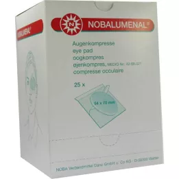 NOBALUMENAL Kompresa za oko 54x70 mm sterilna, 25 kom