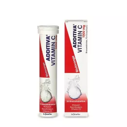 ADDITIVA Vitamin C Blood Orange šumeće tablete, 20 kom