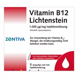 VITAMIN B12 1000 μg Lichtenstein ampule, 5X1 ml